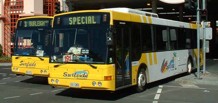 Surfside Buslines Mercedes O405NH 635 & Volvo B7RLE Bustech 826